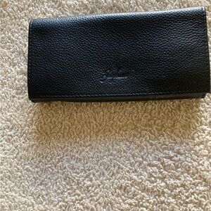 Brigham Black Leather Tobacco Pouch